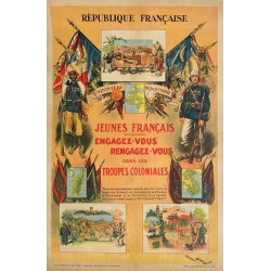 Georges Scott. Jeunes Français... Troupes coloniales. 1929.