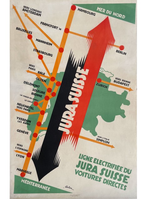 Eric de Coulon. Jura-Suisse. 1929.