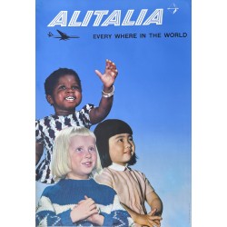 Elio Luxardo. Alitalia. Ca 1960.