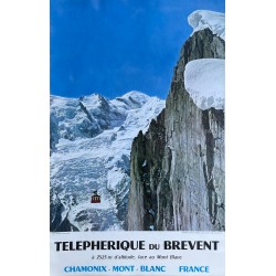Christian Pocachard. Chamonix. Téléphérique du Brévent. 1973.