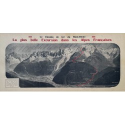 Le chemin de fer du Mont-Blanc. Vers 1913