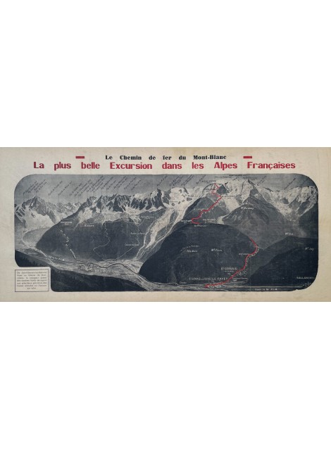 Le chemin de fer du Mont-Blanc. Vers 1913