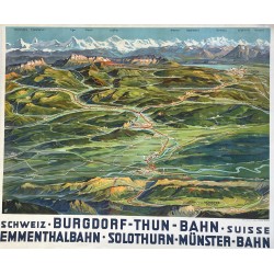 Burgdorf - Thun - Bahn. Ca 1920.