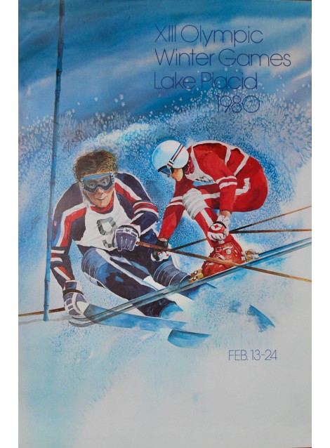 OLYMPIC WINTER GAMES, LAKE PLACID. JOHN GALLUCCI. 1980.