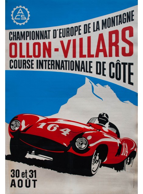 Course de côte Ollon - Villars. 1969.