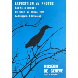 Muséum de Genève. Faune d'Europe. 1976