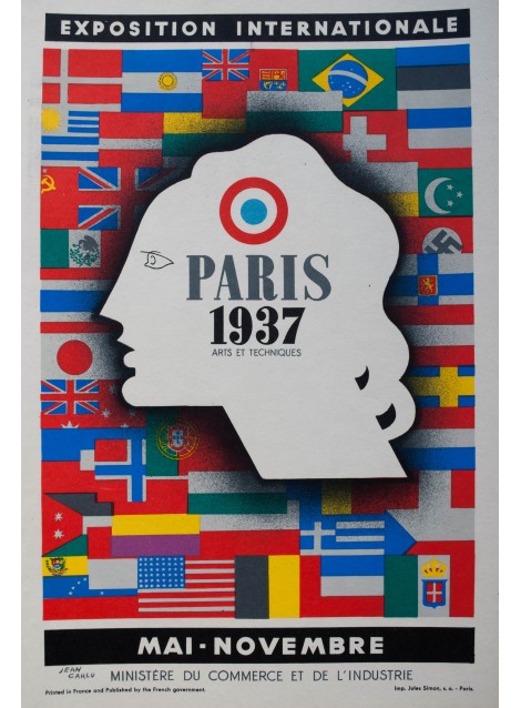 Exposition internationale, Paris. Jean Carlu. 1937.