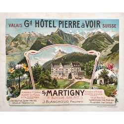 Grand Hôtel Pierre à Voir. Martigny. Vers 1896.