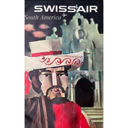 Nikolaus Schwabe. Swissair South America. 1961.