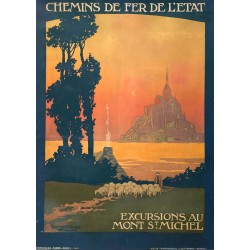 Constant Duval. Mont St-Michel. Vers 1920.