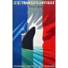 Paul Colin. Cie Gle Transatlantique. French Line. 1949.
