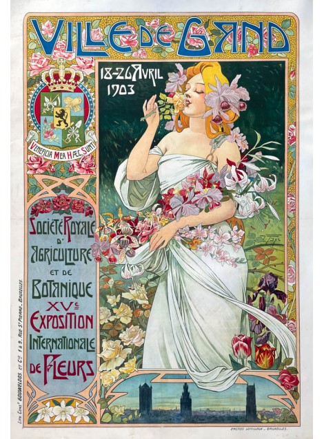 Exposition internationale de fleurs. Gand. 1903.