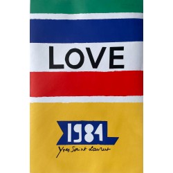 Yves Saint Laurent. Love. 1984.
