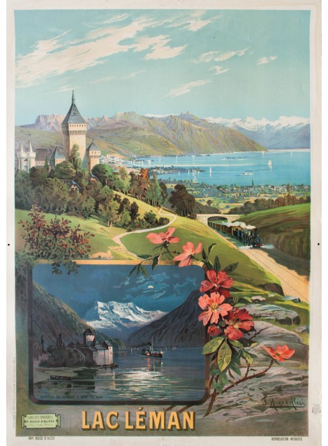 Lac Léman. François Hugo d'Alési. 1895.