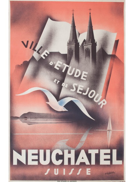 Neuchâtel. Jean-Pierre Châtelain. 1937.