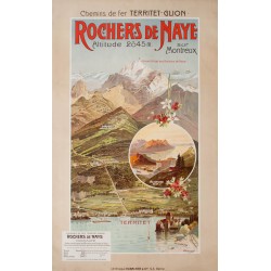 Rochers de Naye. Anton Reckziegel. 1904.