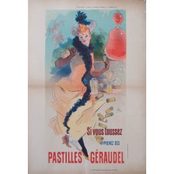 Pastilles Géraudel. Jules Chéret. 1891.