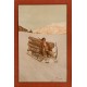 Paysan descendant du bois dans la neige. Carlo Pellegrini. Vers 1900.