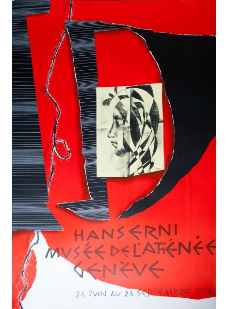 Exposition Musée de l'Athénée. Hans Erni. 1974.
