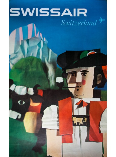 Swissair, Japan. Niklaus SCHWABE. 1961.