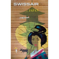 Swissair, Japan. Donald BRUN. 1958.