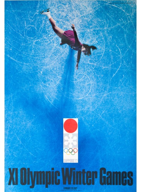 XI Olympic Winter Games Sapporo, Ice Skating. Yusaku KAMEKURA. 1972.