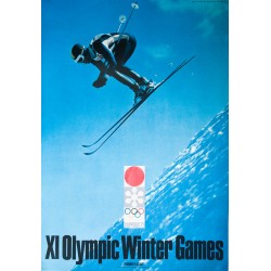 XI Olympic Winter Games Sapporo, Ski. Yusaku KAMEKURA. 1972.