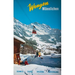 Wengen Männlichen. A. BAUMANN. 1958.