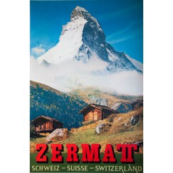 Zermatt. Alfred PERREN-BARBERINI. 1969.