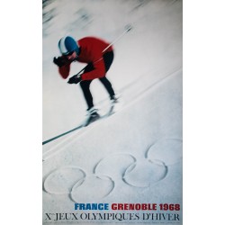 Jeux Olympiques Grenoble. J. Dubois. 1968