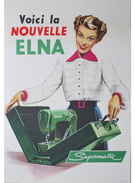 Marcus Campbell. Elna. Vers 1950.