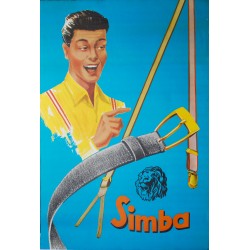 Affiche anonyme. Simba. Vers 1955.