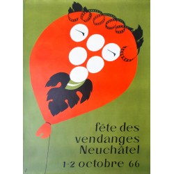 Fête des Vendanges, Neuchâtel. Walter Wehinger. 1966