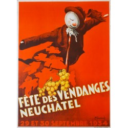 Fête des Vendanges, Neuchâtel. Jean-Pierre Schüpbach. 1934.