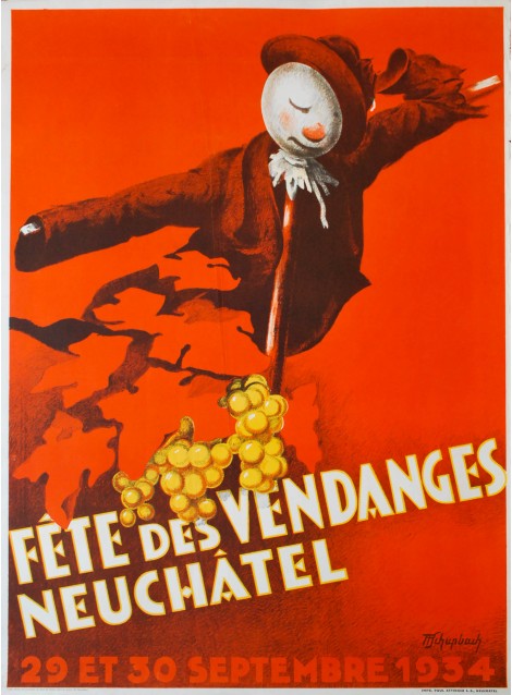 Fête des Vendanges, Neuchâtel. Jean-Pierre Schüpbach. 1934.
