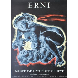 Exposition Musée de l'Athénée. Hans Erni. 1957.