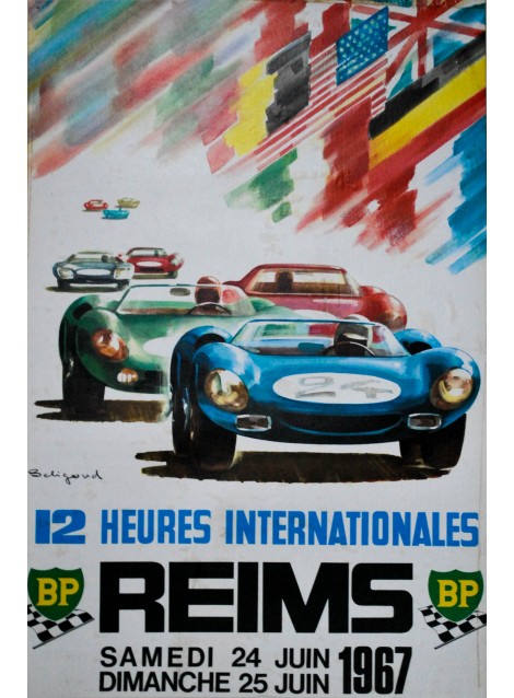 Michel Beligond. 12 Heures internationales, Reims. 1967.