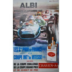 Michel Béligond. Grand Prix de France, Albi. 1966.