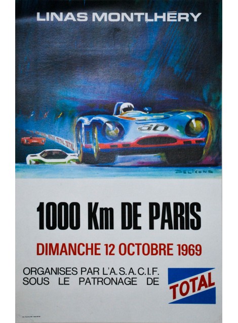 Michel Beligond. 1000 km de Paris. 1969.