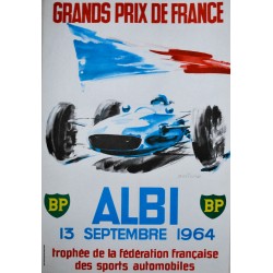 Michel Béligond. Grands Prix de France, Albi. 1964.