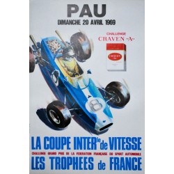 Coupe internationale de vitesse. Pau. 1969.