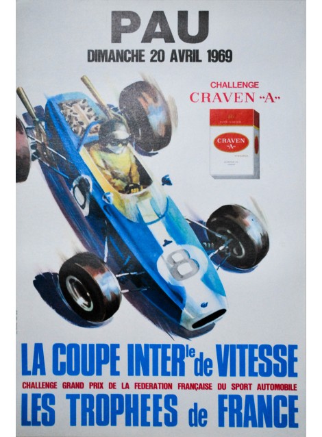 Coupe internationale de vitesse. Pau. 1969.