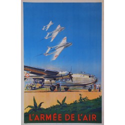 Paul Lengellé. L'armée de l'air. Vers 1953.