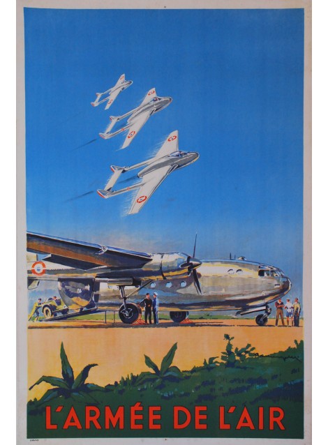 Paul Lengellé. L'armée de l'air. Vers 1953.
