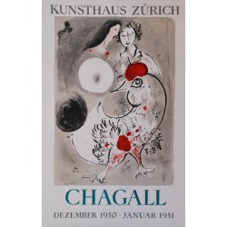 Exposition Kunsthaus Zürich. Marc Chagall. 1950.