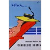 René Gruau. Chargeurs réunis. Vers 1950.