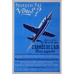 L'Armée de l'air vous appelle. Vers 1950.