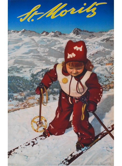 Andreas Pedrett, St. Moritz. 1950.