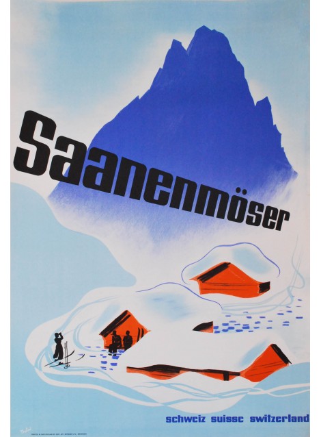 Hans Thöni. Saanenmöser. 1935.