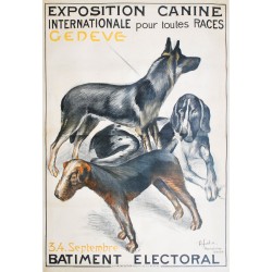 Henri Fehr. Exposition internationale canine Genève. 1921.